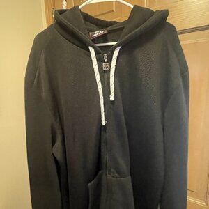 Red Ape Mens 2XL Zippered Black Hoodie
